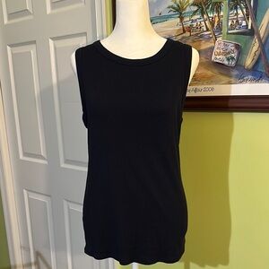 Dark Navy Sleeveless Women's Top